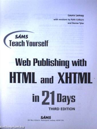 Web Publishing with HTML and XHTML in 21 Days