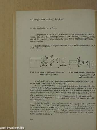 Szerkezeti anyagok technológiája II.