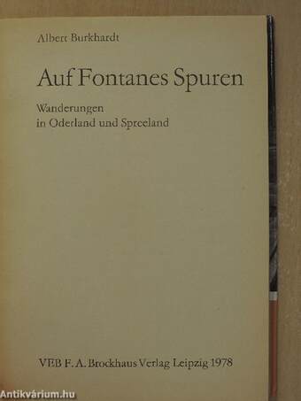 Auf Fontanes Spuren