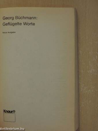 Geflügelte Worte