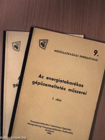 Az energiatakarékos gépüzemeltetés műszerei I-II.