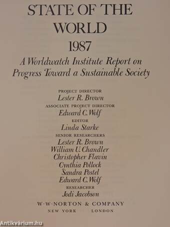 State of the World 1987