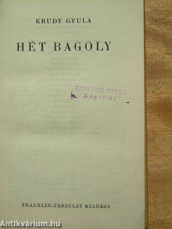 Hét bagoly