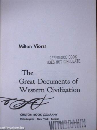 The Great Documents of Western Civilization