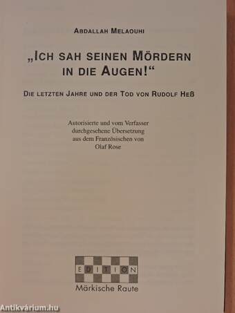 "Ich sah seinen Mördern in die Augen!"