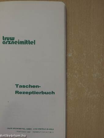 Taschen-Rezeptierbuch