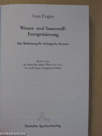 Wasser- und Sauerstoff-Energetisierung