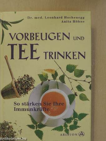 Vorbeugen und Tee Trinken