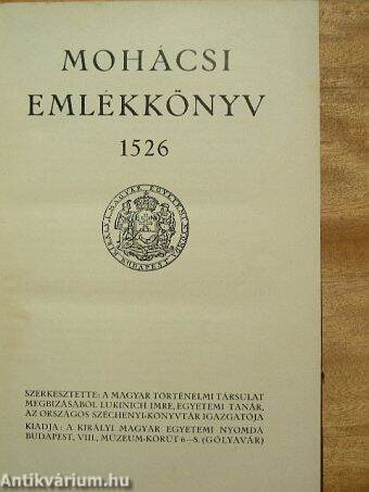 Mohácsi emlékkönyv 1526