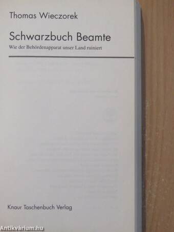 Schwarzbuch Beamte