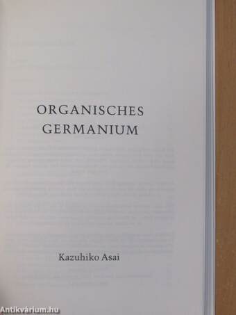 Organisches Germanium