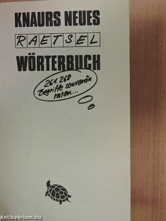 Knaurs neues Raetsel Wörterbuch