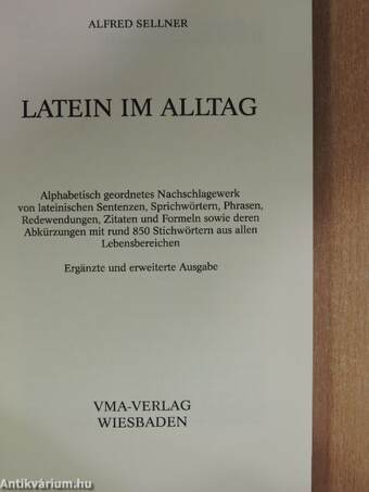 Latein im Alltag