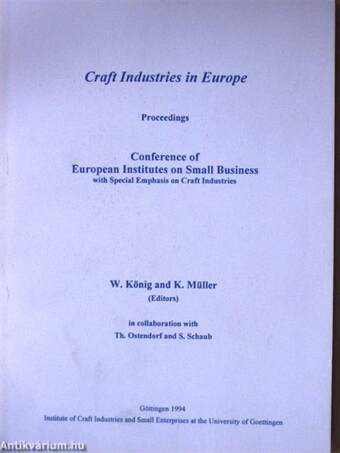 Craft Industries in Europe