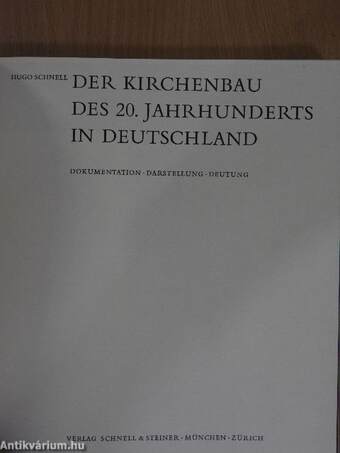 Der Kirchenbau des 20. Jahrhunderts in Deutschland