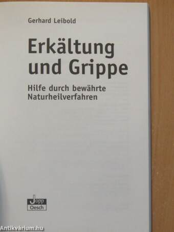 Erkältung und Grippe