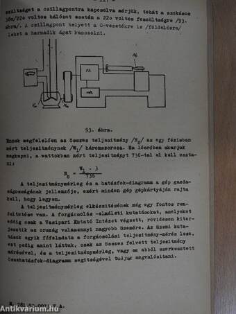 Szerszámgépek üzemtana