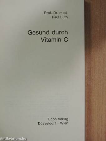 Gesund durch Vitamin C