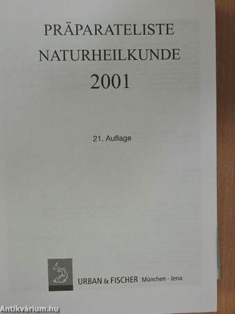 Präparateliste Naturheilkunde 2001