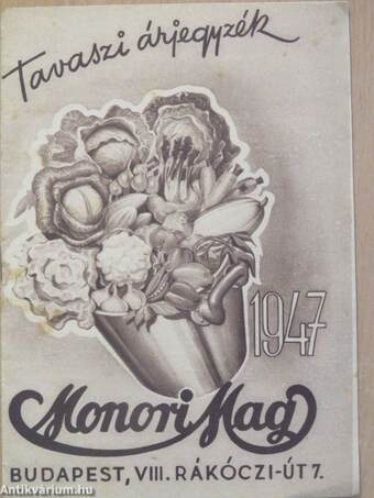 Monori Mag 1947. tavaszi árjegyzék