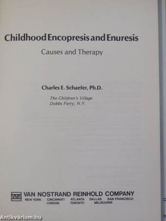 Childhood Encopresis and Enuresis