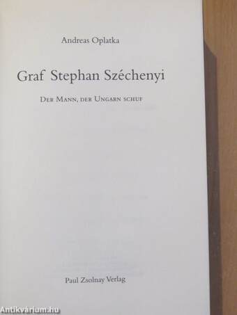 Graf Stephan Széchenyi