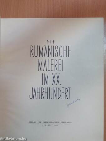 Die rumänische Malerei im XX. Jahrhundert