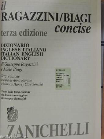 Il Ragazzini/Biagi concise