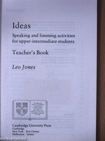 Ideas - Teacher's Book