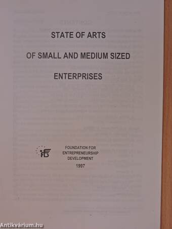 State of Arts of Small and Medium Sized Enterprises