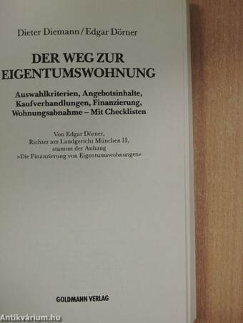 Der Weg zur Eigentumswohnung