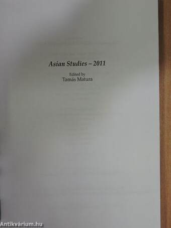 Asian Studies - 2011