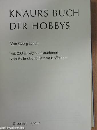 Knaurs Buch der Hobbys