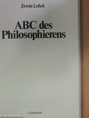 ABC des Philosophierens