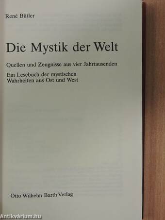 Die Mystik der Welt