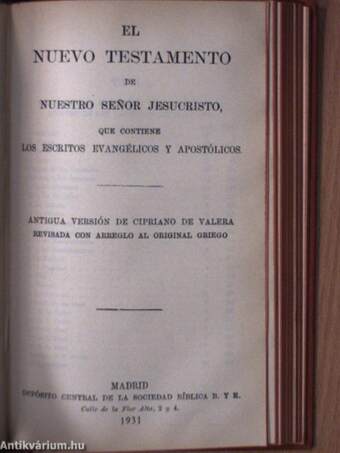 La Santa Biblia