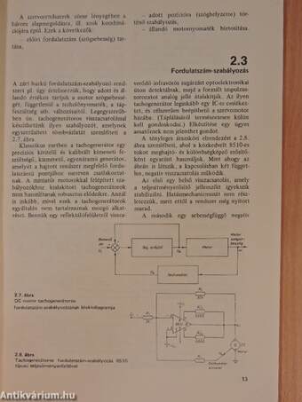 Villamos kismotorok elektronikus szabályozása