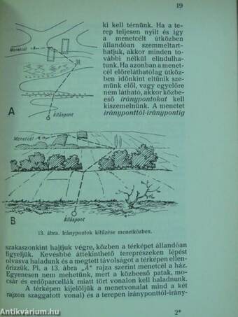 Tájékozódás a terepen/Vázlatkészités