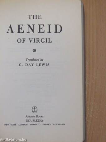 The Aeneid of Virgil