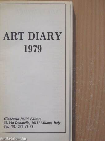 Art Diary 1979