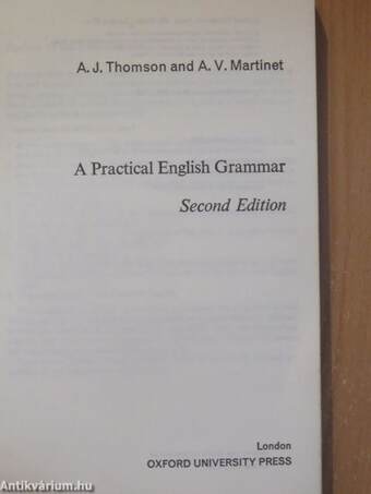 A Practical English Grammar