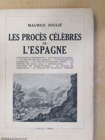 Les procés célébres de l'espagne