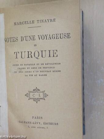 Notes d'une voyageuse en Turquie