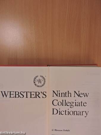 Webster's Ninth New Collegiate Dictionary