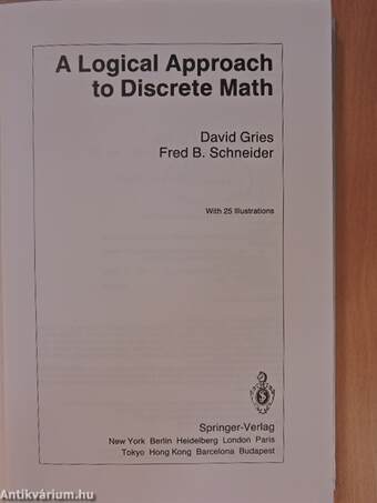 A Logical Approach to Discrete Math