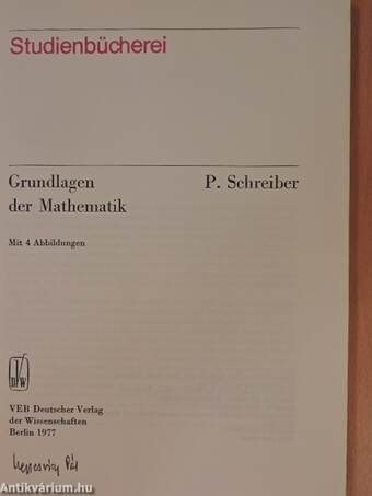 Grundlagen der Mathematik 