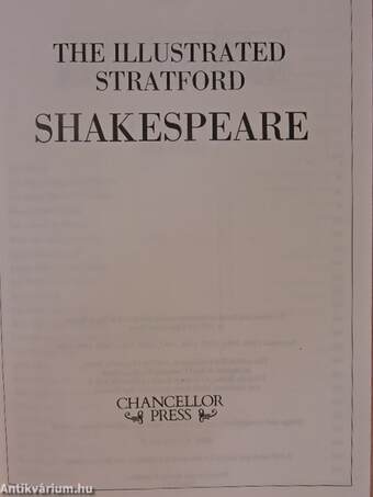 The Illustrated Stratford Shakespeare