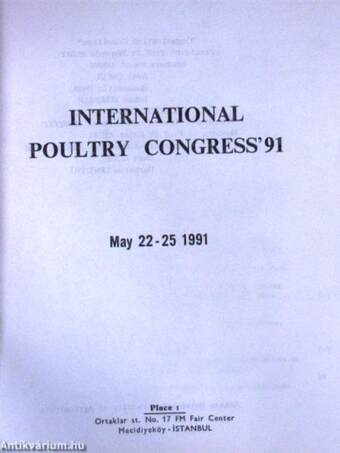 International Poultry Congress '91