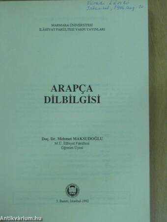 Arapca dilbilgisi