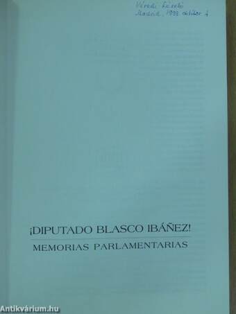 !Diputado Blasco Ibánez!